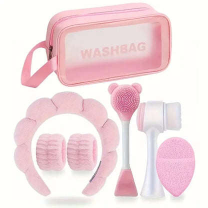 7 Piece Makeup and Face Wash Beauty set