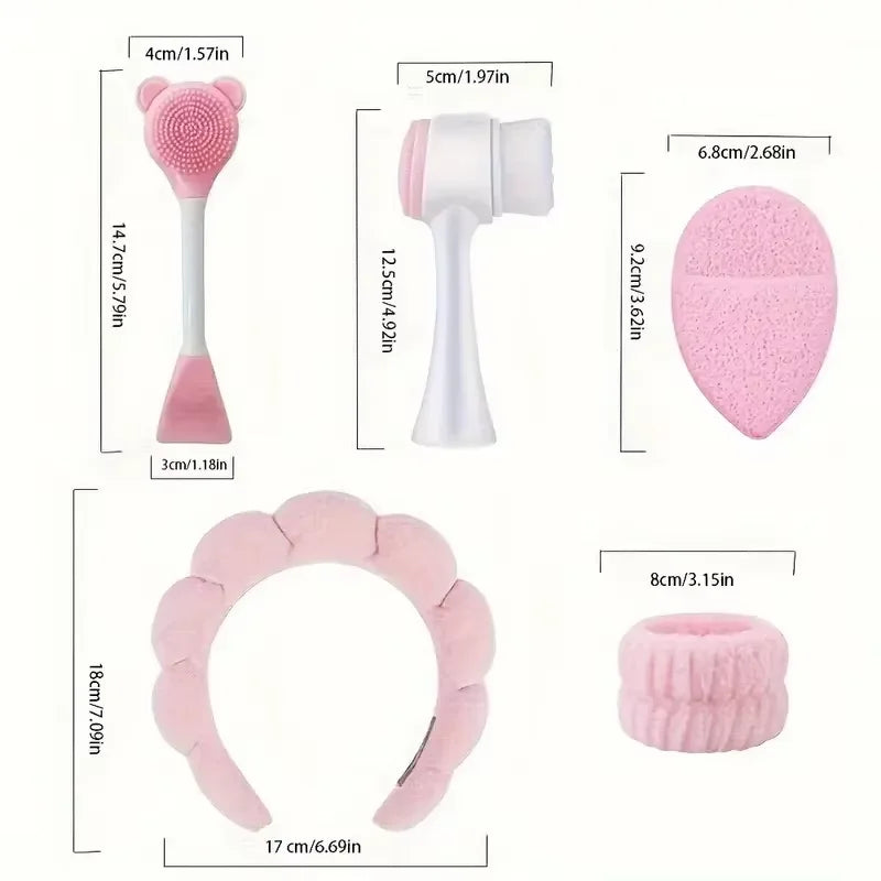 7 Piece Makeup and Face Wash Beauty set